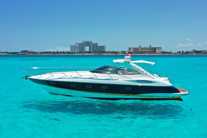 Private Premium Yacht 46FT Rental in Cancún - From Nichupte Lagoon to Open Caribbean Water