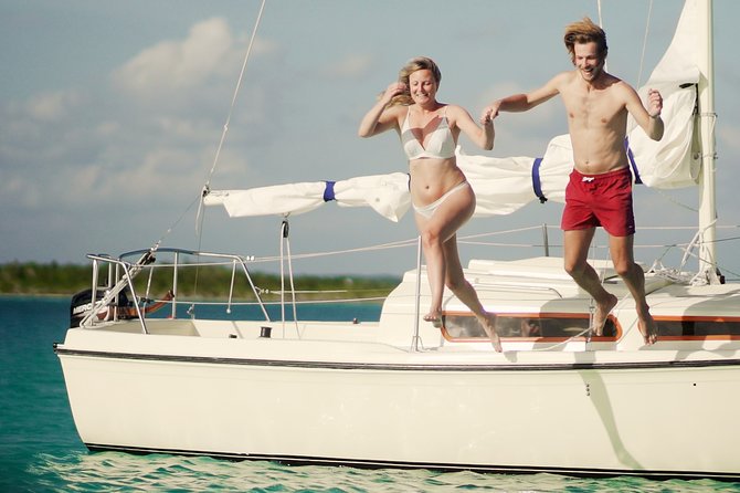Private Sailboat + Captain for a Day Experience - Cenote Cocalitos, swimming, and stromatolites