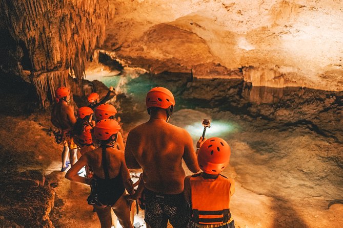 Private Turtles & Cenotes Adventure - Into the cenote after the saltwater