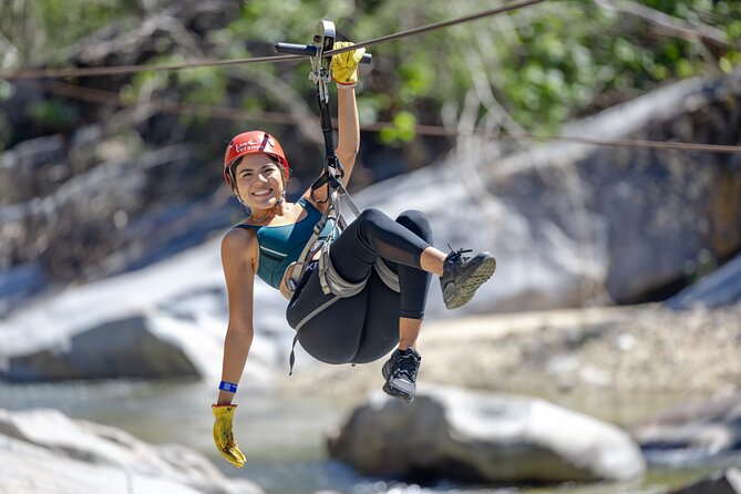Puerto Vallarta Best Zipline Canopy + Tequila and Speed Boat Ride - River pools, kayaks, and waterslides