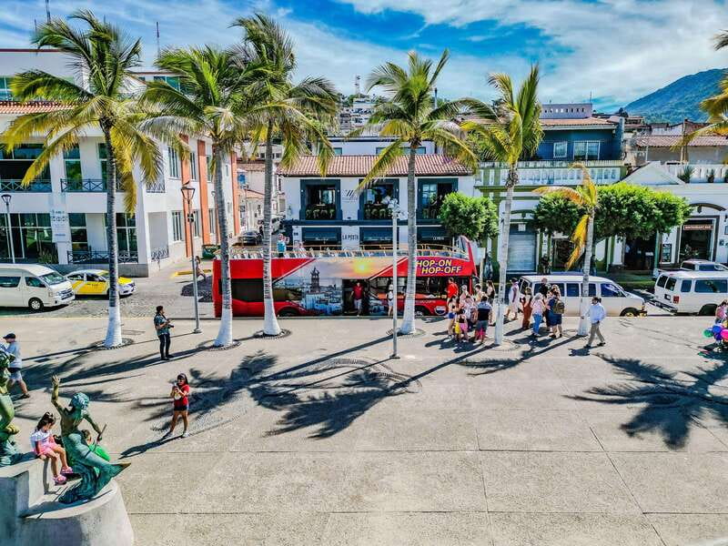 Puerto Vallarta: Hop-On-Hop-Off City Bus Tour - Scenic stops and the southern coast