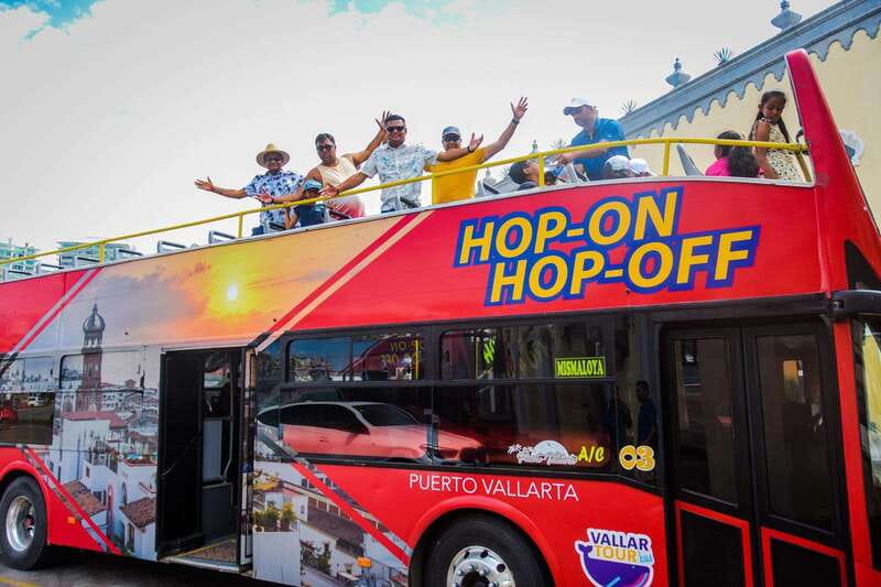 Puerto Vallarta: Hop-On-Hop-Off City Bus Tour - The upper deck, sun, rain, and tree branches
