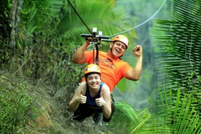 Puerto Vallarta’s Best Canopy Zipline + Jorullo Bridge walk!