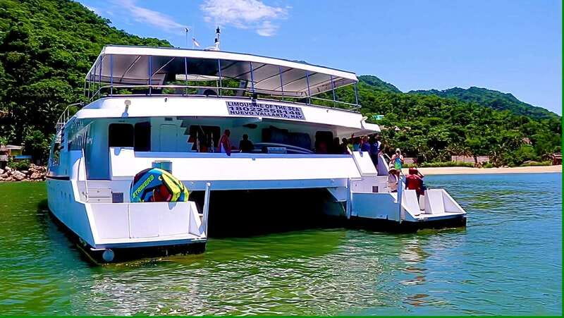 Puerto Vallarta: Yelapa Mega Yacht Cruise - Returning to Puerto Vallarta with music on deck