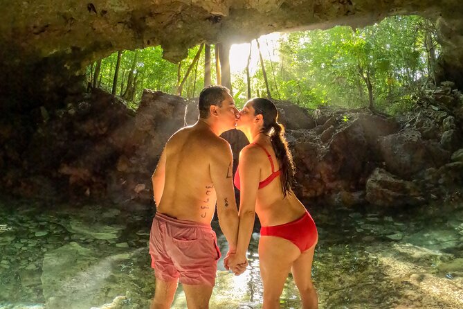 Ride to a life changing cenotes tour - Third cenote, a final plunge into open water