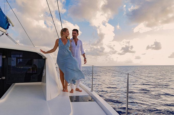 Riviera Maya Luxury Sunset Sailing plus Light Dinner and Open Bar - Music and atmosphere vary from romantic to rowdy
