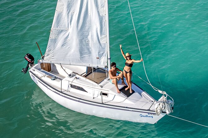 Sailboat tour across the seven colors lagoon in Bacalar - The Pirate Channel and Bacalar’s old trade route