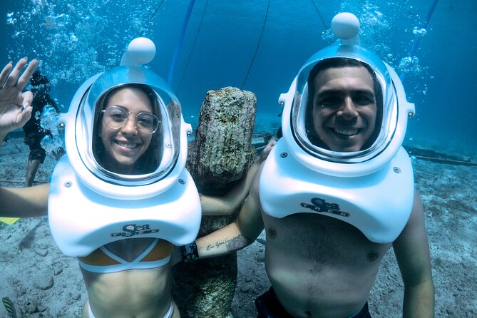 SeaTrek Underwater Helmet Diving Experience in Downtown Cozumel - Walking the seabed at roughly 20 feet