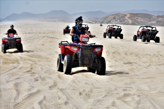 Single ATV Tour from Migriño Beach & Desert - Safety gear, lockers, and the first practical details