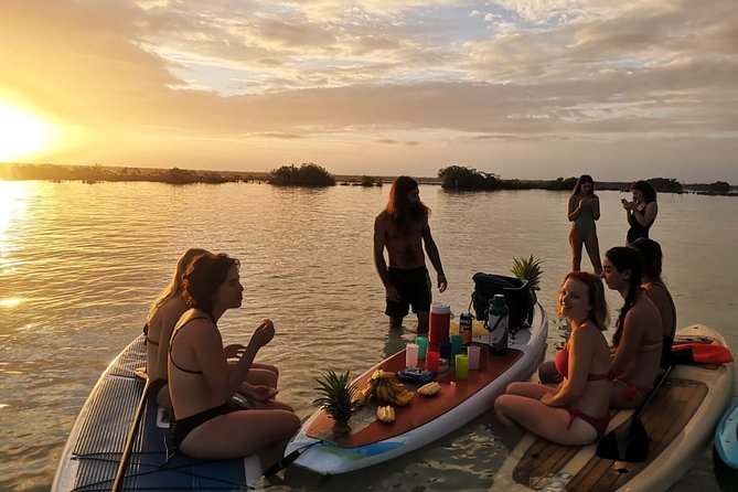 Sunrise by Paddle or Kayak with Floating Picnic - Who Will Enjoy This Bacalar Paddle?