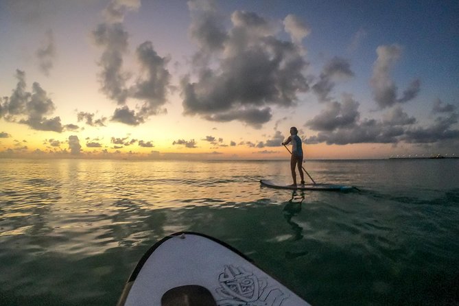 Sunrise Session - The #1 Paddleboard Tour On The Caribbean Sea - Paddling toward the sunrise
