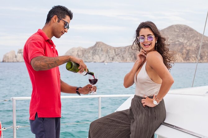 Sunset Cruise in Los Cabos with Jazz and Wine - Land’s End and the meeting of two waters