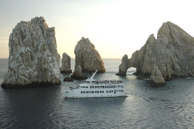 Sunset Mexican Dinner Cruise and Live Music in Cabo San Lucas - Fajitas, guacamole, and the buffet setup