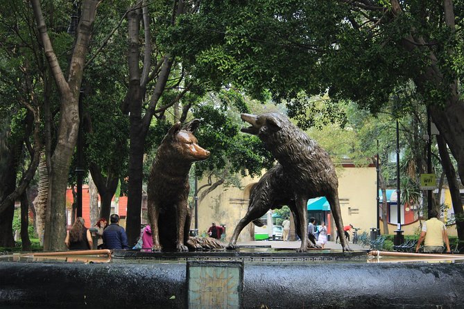 Teotihuacan & Guadalupe Shrine + Xochimilco, Coyoacán & Frida Kahlo Combo Tour - Coyoacan and the Blue House