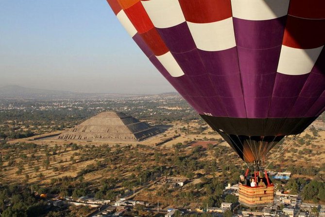 Teotihuacan Hot Air Balloon Ride with Optional Bike or Walking Tour - Murals, a cave, and the stories below ground