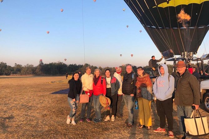 Teotihuacan Hot Air Balloon Ride with Optional Bike or Walking Tour - Transport, group size, and the real cost of the day