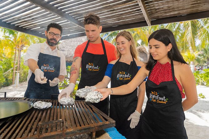 Tikinxic Barefoot Fish Guided Cookout Experience in Cozumel - Preparing the fish, ceviche, and local snacks