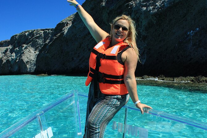 Tour to Arch in the only Clear Boat in Cabo Cruise Hotel PICKUP! - Photos, prices, and the real value