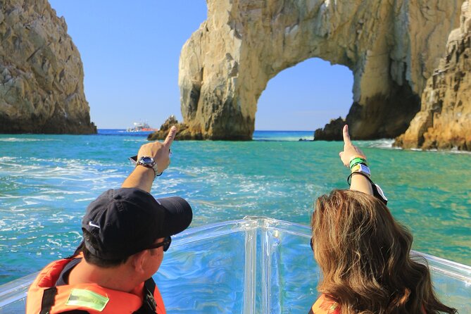 Tours in Cabo, Paseo al Arco and Fin de la Tierra in the only Clear Boat - The Ride Toward Land’s End