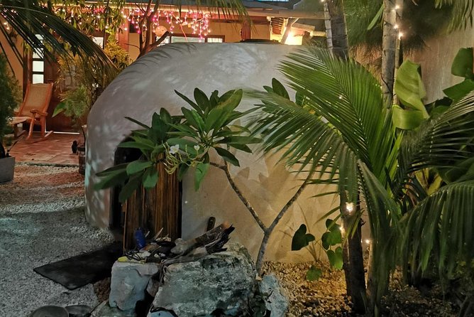 Traditional and ancestral Temazcal experience - The garden rinse and Mother Earth refreshments