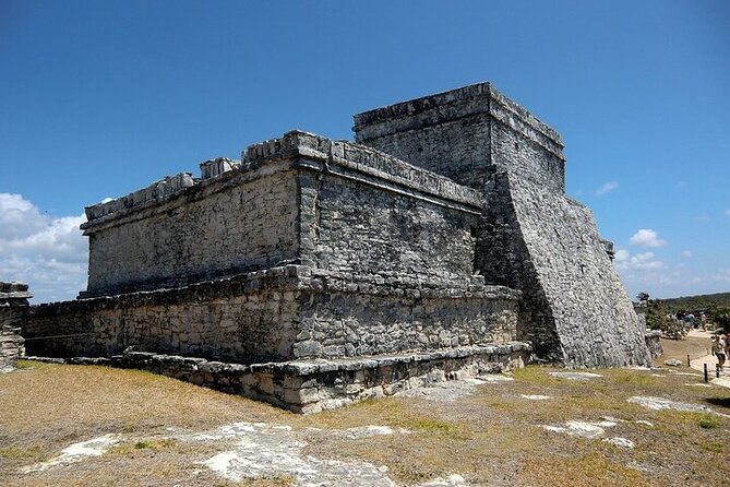Tulum, Coba, Cenote, and Mayan Ceremony Full-Day Tour plus Lunch - Tulum: ruins above the Caribbean