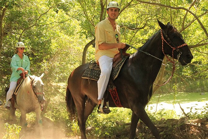 Tulum Jungle Horseback Ride + ATV + Ziplines + Cenote Combo Tour - A Mayan ceremony and the underground cenote