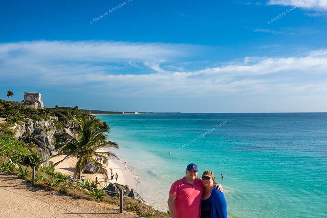 VIP Tulum Ruins Private Tour with Snorkeling in Stunning Cenote - Entering the Tulum ruins before the crowds