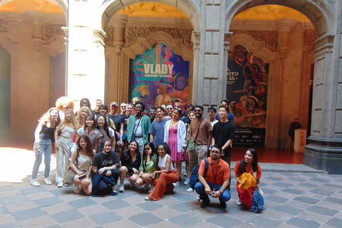 Walking Tour - Impressive murals in Historical Center of Mexico City - Walking Through the Historic Center
