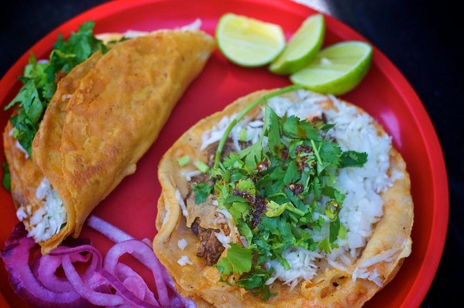 Winner 2025 Downtown Vallarta Food Tour with Vallarta Food Tours - Mariscos Cisneros brings a seafood taco