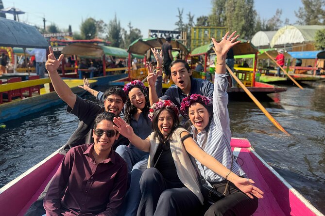 Xochimilco All Inclusive Experience Tequila and Mezcal with Culture - Making your own drink on the return ride