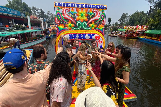 Xochimilco & Mexican Party with Guacamole & Unlimited Drinks - Sailing the canals for two hours