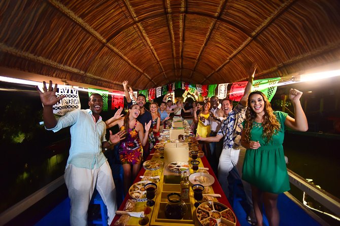 Xoximilco Ticket: Boat Fiesta, Traditional Tasting & Tequila Bar - Arriving at Xoximilco Cancun at 7:00 pm