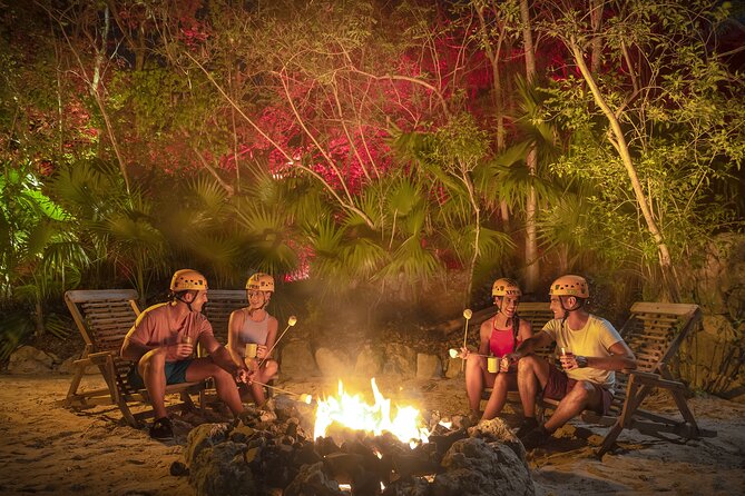 Xplor Fuego with Buffet Style Dinner and transportation - Changing rooms, lockers, and getting organized