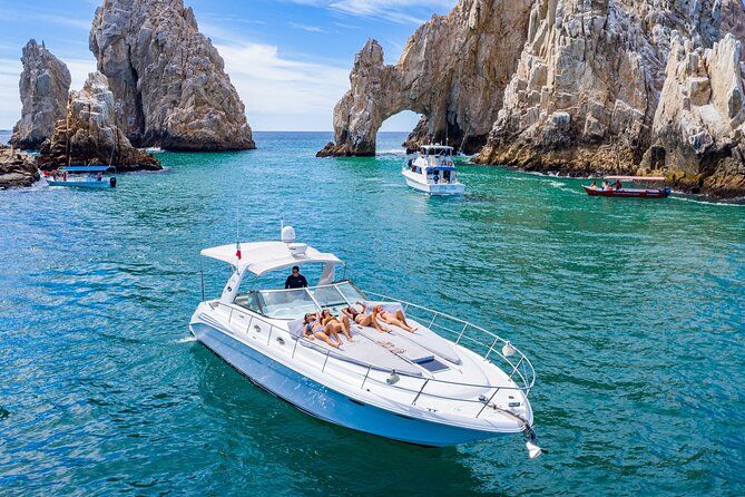 Your Own Private Luxury Yacht Experience in Cabo San Lucas - Chileno Bay for snorkeling and swimming